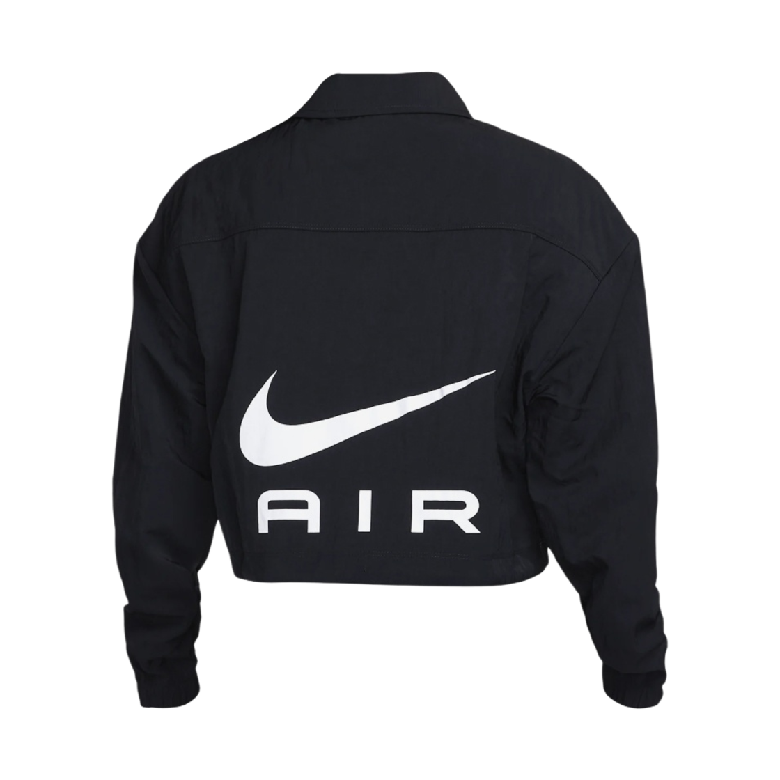 (W) 나이키 에어 모디스트 크롭 우븐 자켓 블랙 화이트 - US/EU((W) Nike Air Modest Cropped Woven Jacket Black White - US/EU) - 2