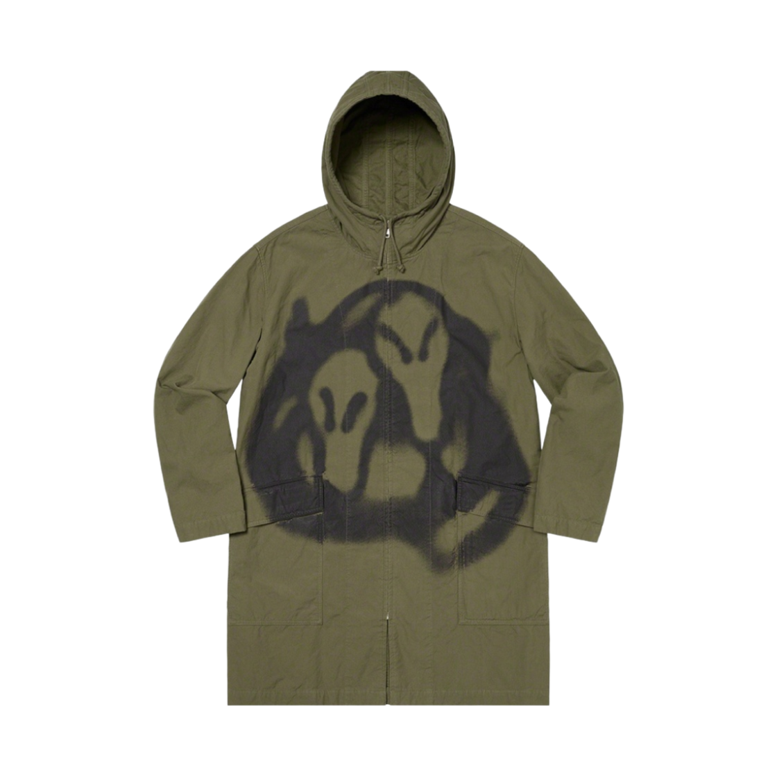 슈프림 x 요지 야마모토 파카 올리브 - 20FW(Supreme x Yohji Yamamoto Parka Olive - 20FW) - 2