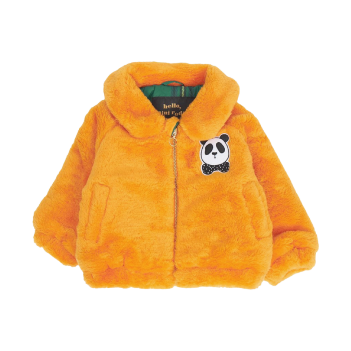 (키즈) 미니 로디니 판다 자켓 엘로우((Kids) Mini Rodini Panda Jacket Yellow)