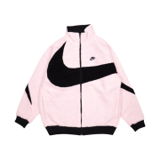 Nike Big Swoosh Full Zip Jacket Pink Black