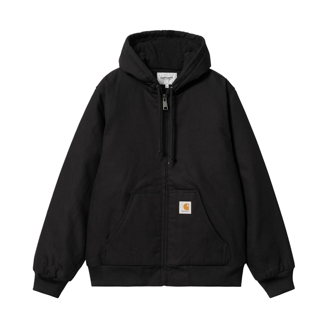 칼하트 WIP 액티브 자켓 블랙 리지드 - 윈터(Carhartt WIP Active Jacket Black Rigid - Winter)