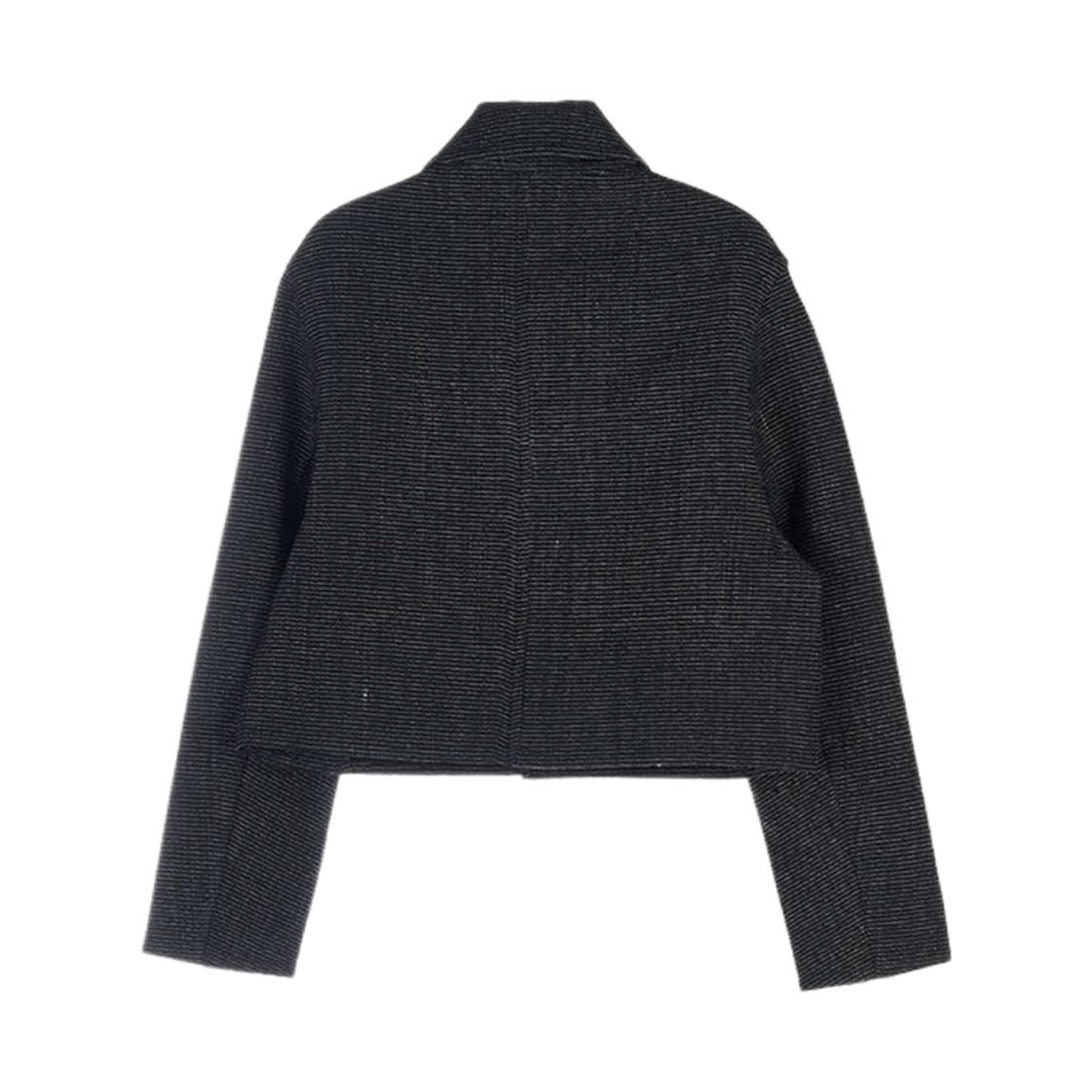 아미 텍스처 크롭 자켓 블랙(AMI Texture Cropped Jacket Black) - 2