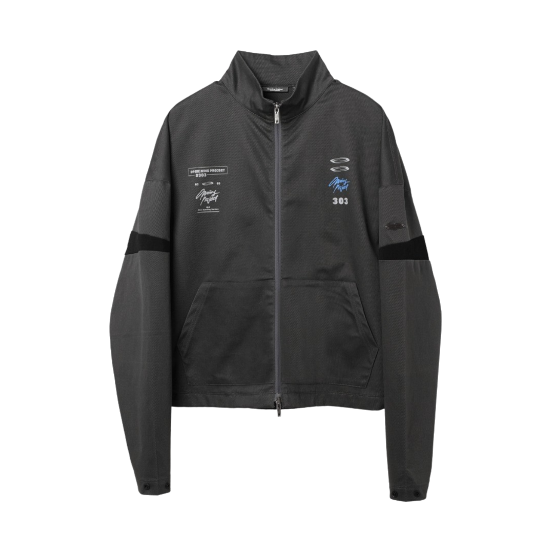 FWRFCJA123M Opening Project 303 Cropped Jacket Charcoal