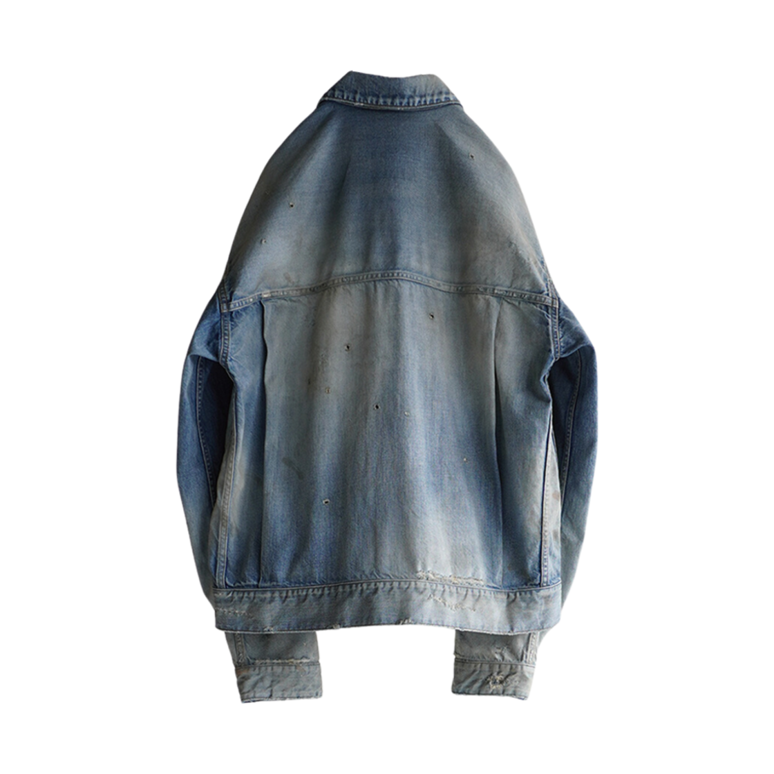 안셀름 데미지 데님 자켓 타입-2 인디고(Ancellm Damage Denim Jacket Type-2 Indigo) - 2