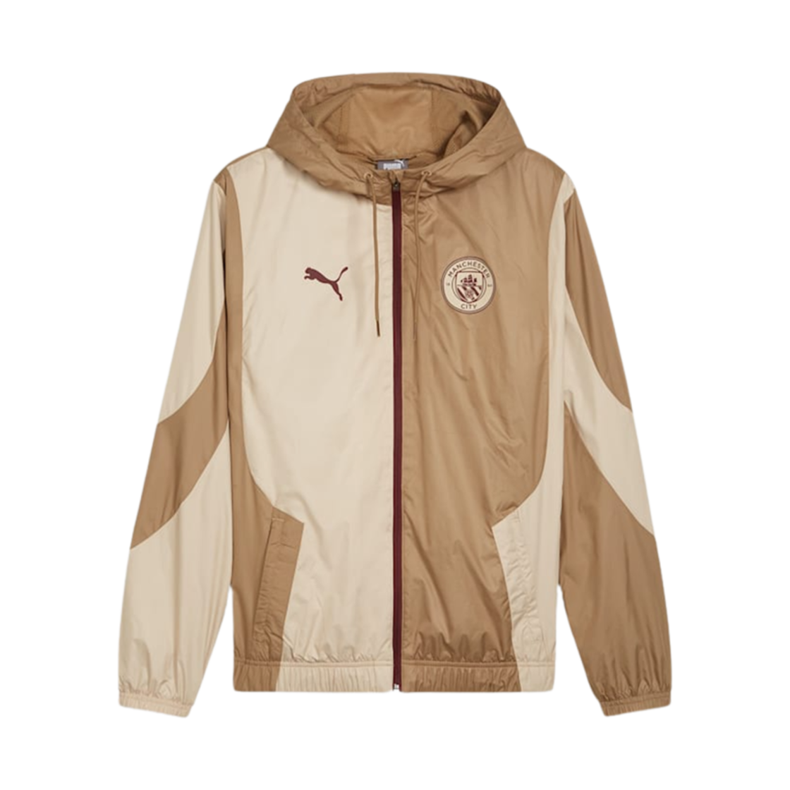 푸마 맨체스터 시티 프리매치 자켓 토스티드 그래놀라(Puma Manchester City Prematch Jacket Toasted Granola)