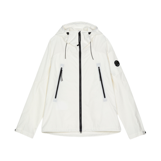 C.P. Company Hood Windbreaker Jacket White - 25SS