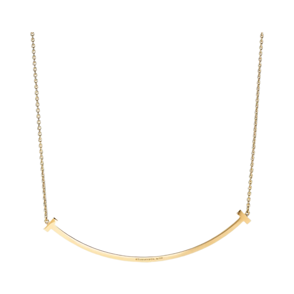 티파니 앤 코 T 엑스트라 라지 스마일 펜던트 골드(Tiffany & Co. T Extra Large Smile Pendant Gold) - 2
