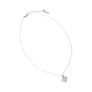 Nff Crossway Pearl Necklace White