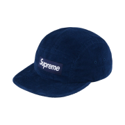 Supreme Corduroy Camp Cap Navy - 23FW