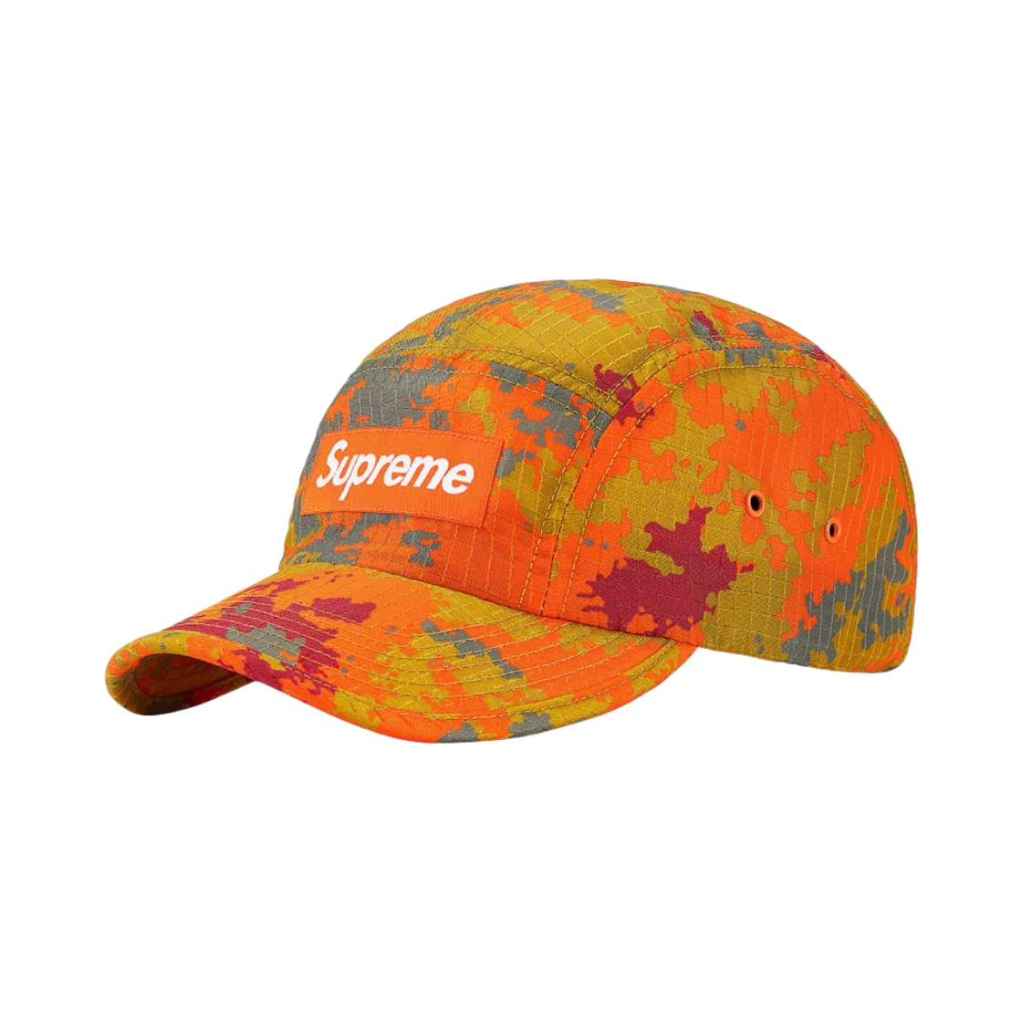 슈프림 카모 립스탑 캠프캡 오렌지 카모 - 21FW(Supreme Camo Ripstop Camp Cap Orange Camo - 21FW) - 1