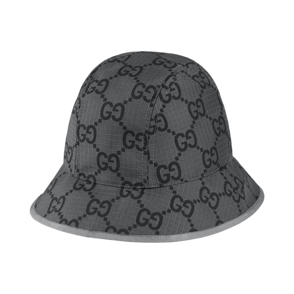 구찌 GG 폴리에스터 미니 햇 다크 그레이 블랙(Gucci GG Bucket Hat Dark Grey Black) - 3