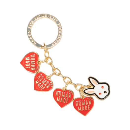 小物 HUMAN MADE KEIKO SOOTOME HEART KEYRING 휴먼 메이드 케이코 소오토메 하트 키링 네이비 | Human Made