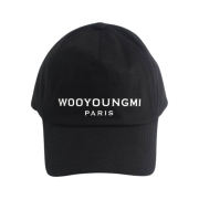 Wooyoungmi Silicone Logo Ball Cap Black - 24FW