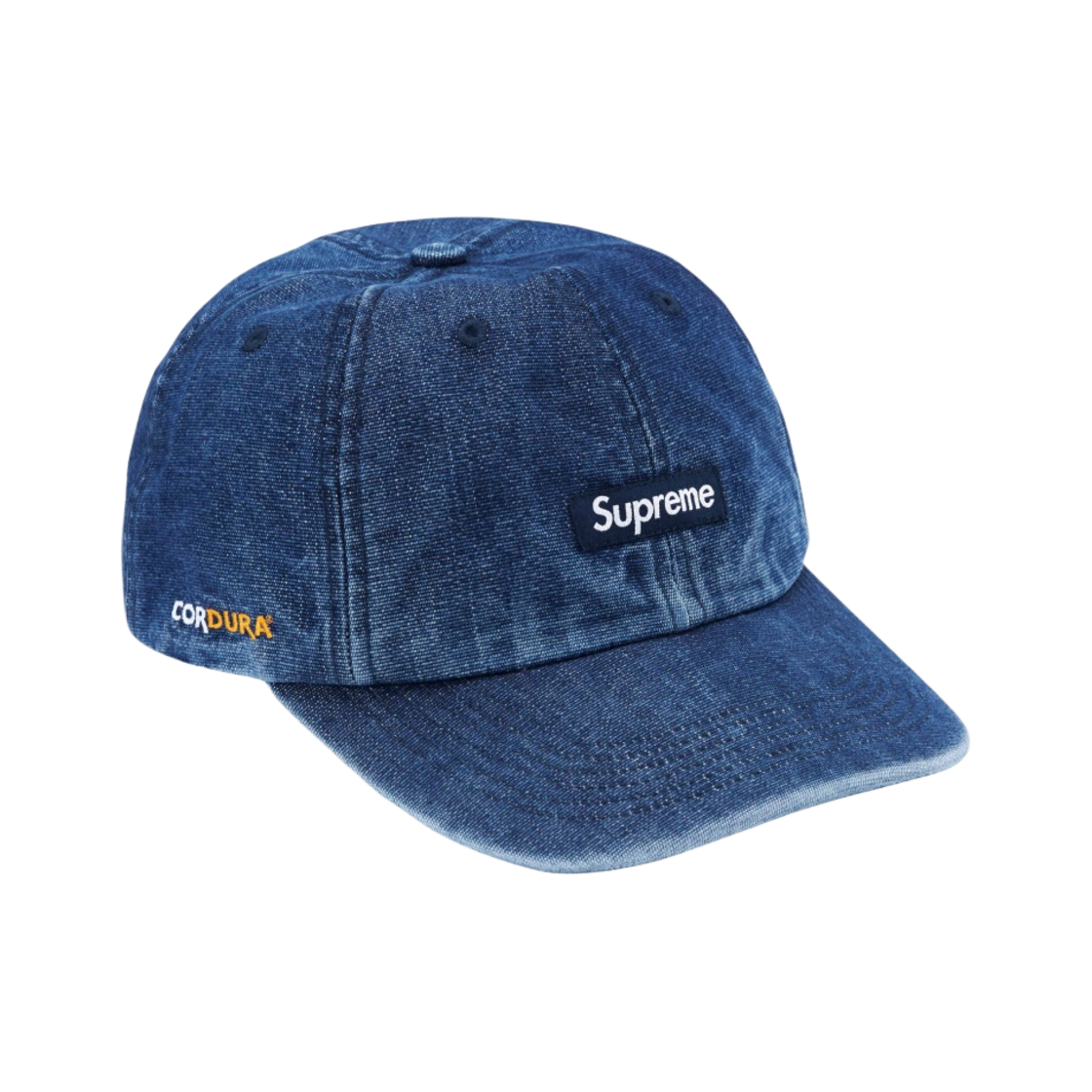 슈프림 코듀라 데님 스몰 박스 6-패널 블루 - 24SS(Supreme Cordura Denim Small Box 6-Panel Blue - 24SS)