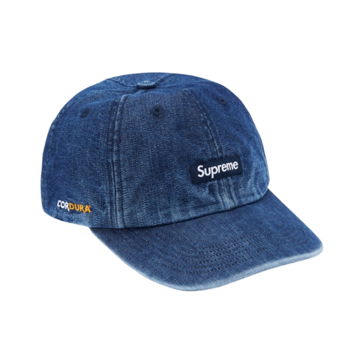 Supreme Cordura Denim Small Box 6-Panel Blue - 24SS