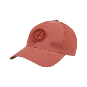 Stone Island 99576 Nylon Metal 6-Panel Cap Brick Red - 21FW