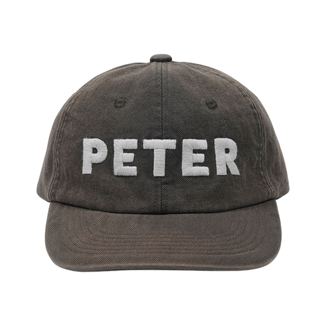 마이 네임 이즈 피터 6 패널 피터 캡 차콜(My Name is Peter 6-Panel Peter Cap Charcoal)