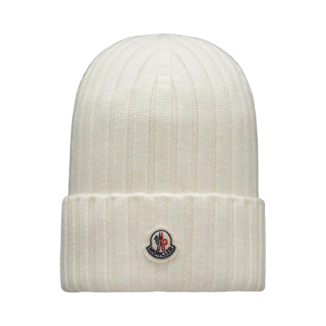 몽클레르 울 비니 화이트 - 23FW(Moncler Wool Beanie White - 23FW) - 1
