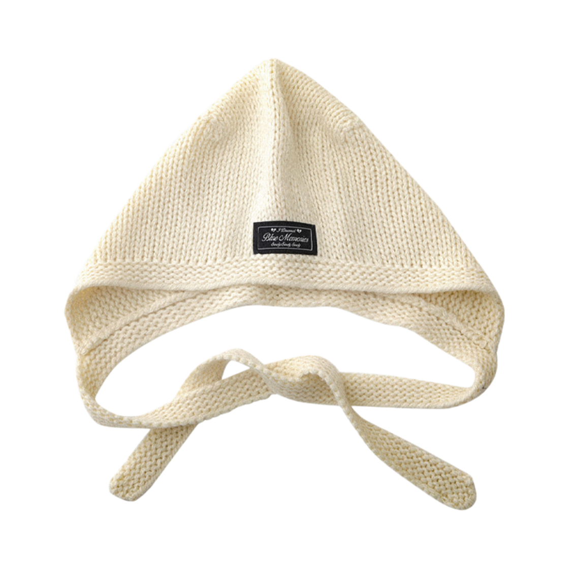 배드블루 이어플랩 비니 아이보리(BadBlue Earflap Beanie Ivory)