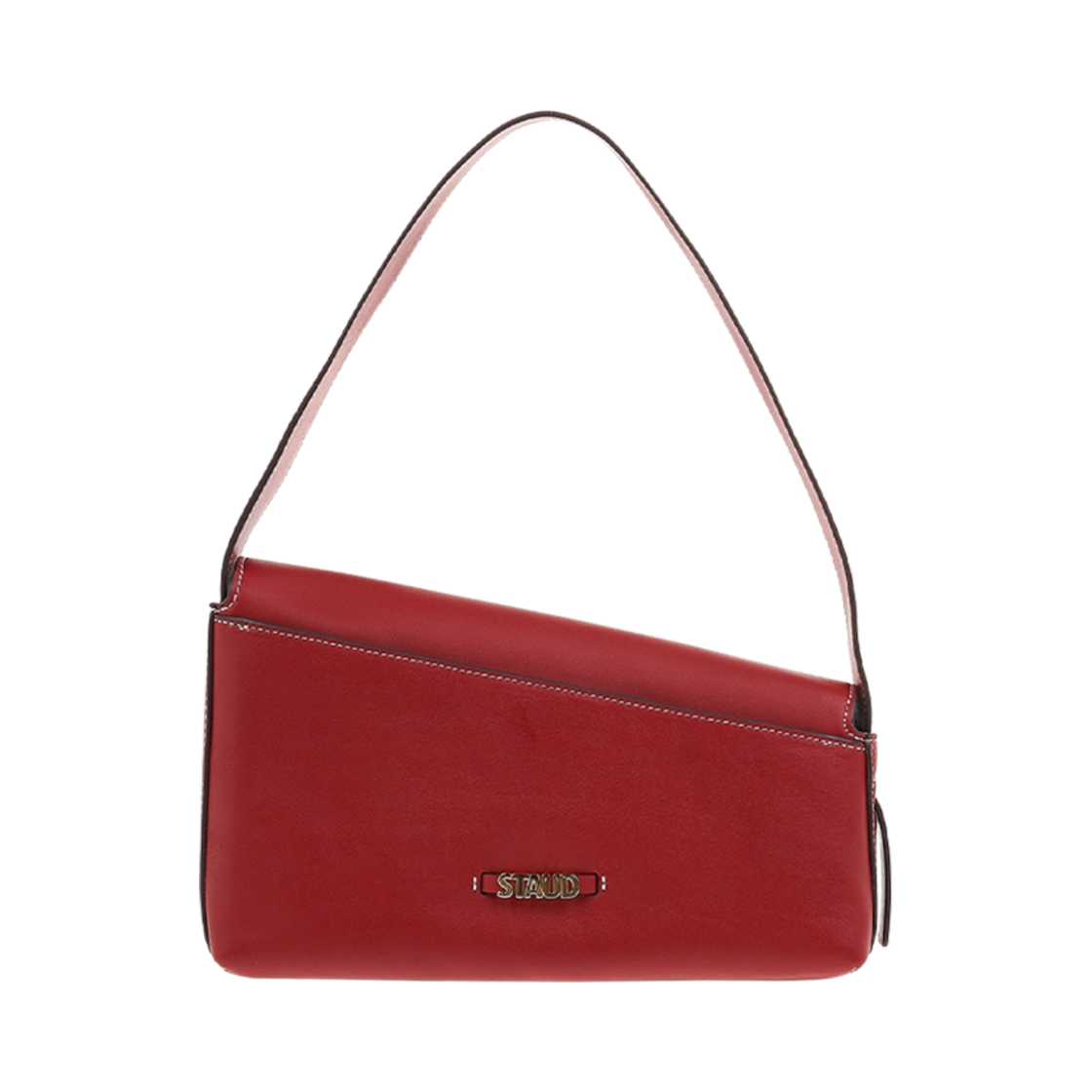 288-9612-SCAR-OS Staud Acute Shoulder Bag Scarlet
