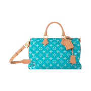 Louis Vuitton Speedy P9 Bandouliere 40 Monogram Turquoise