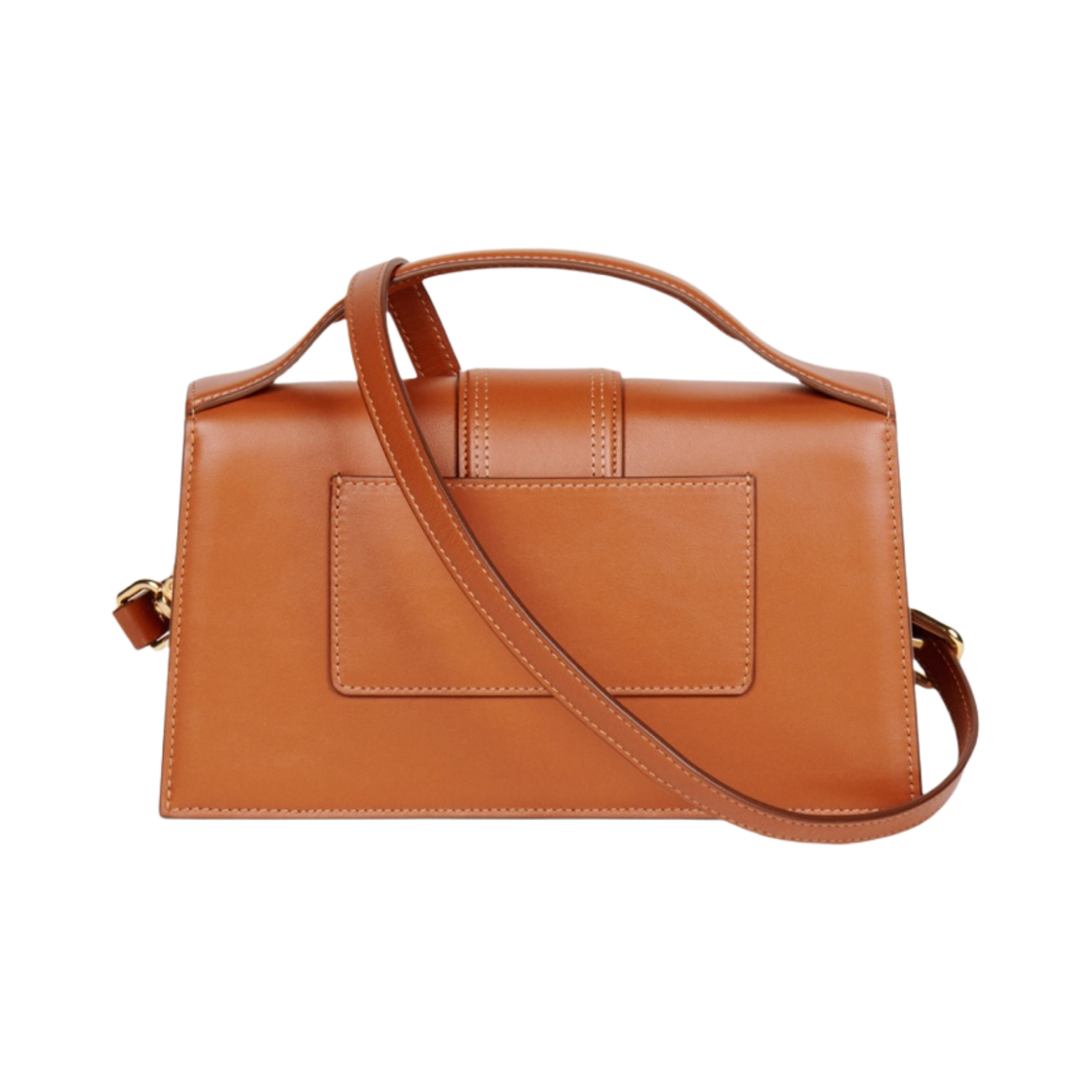 자크뮈스 르 그랜드 밤비노 크로스바디 플랩백 라이트 브라운(Jacquemus Le Grand Bambino Crossbody Flap Bag Light Brown) - 2