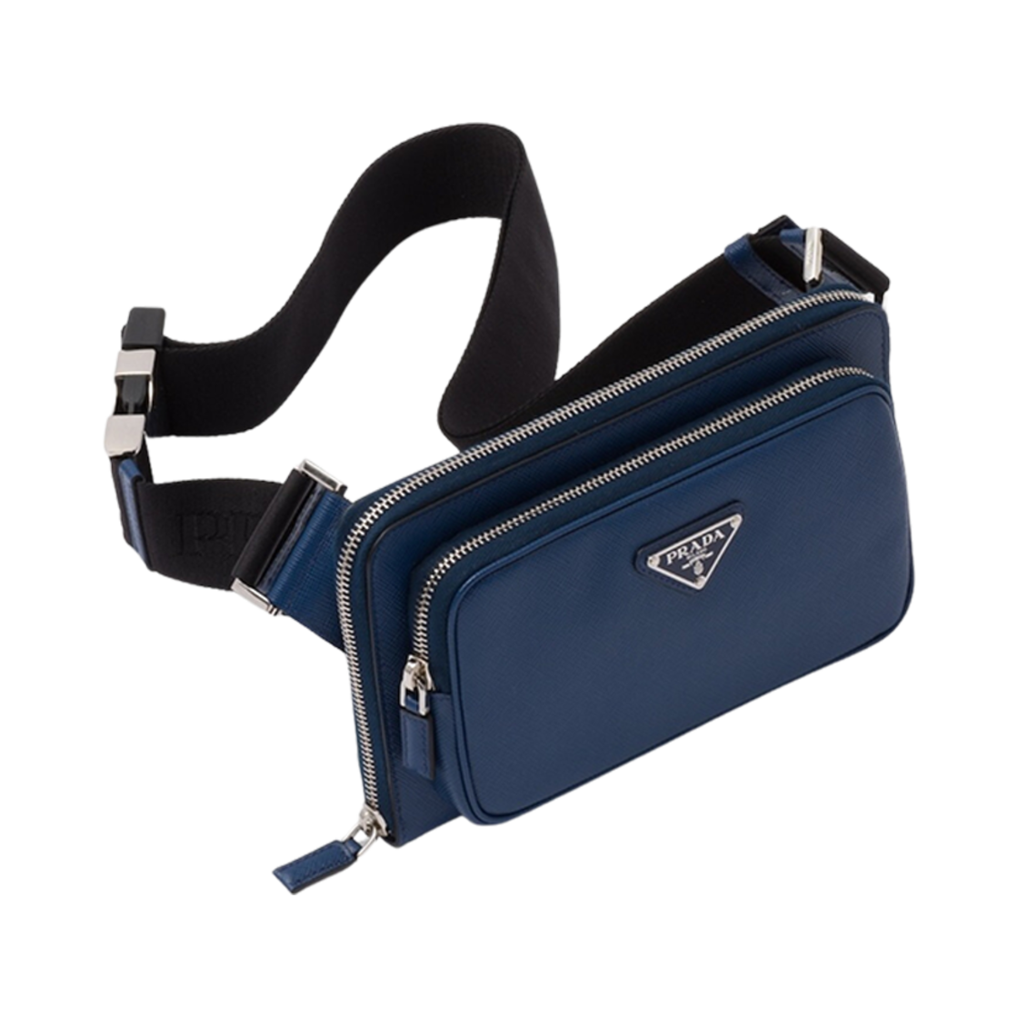 프라다 사피아노 레더 벨트 백 브라이트 블루(Prada Saffiano Leather Belt Bag Bright Blue) - 3