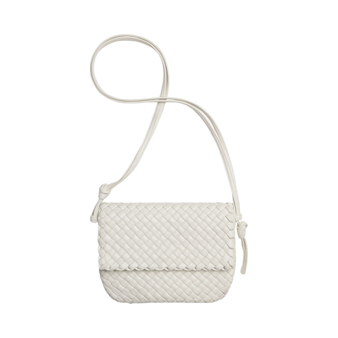 보테가 베네타 코블 메신저백 화이트(Bottega Veneta Cobble Messenger Bag White) - 1