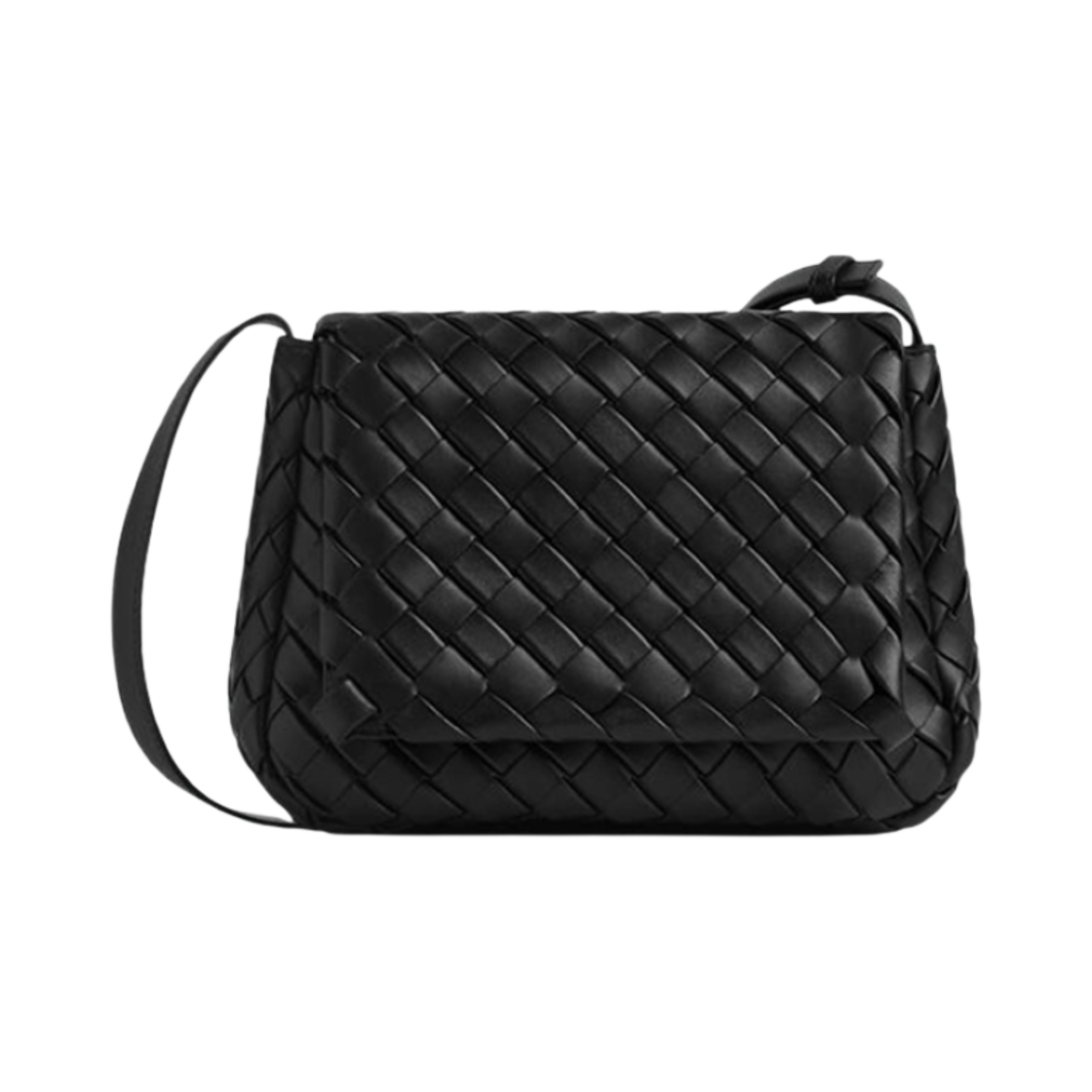 보테가 베네타 스몰 코블 메신저 블랙(Bottega Veneta Small Cobble Messenger Black) - 1