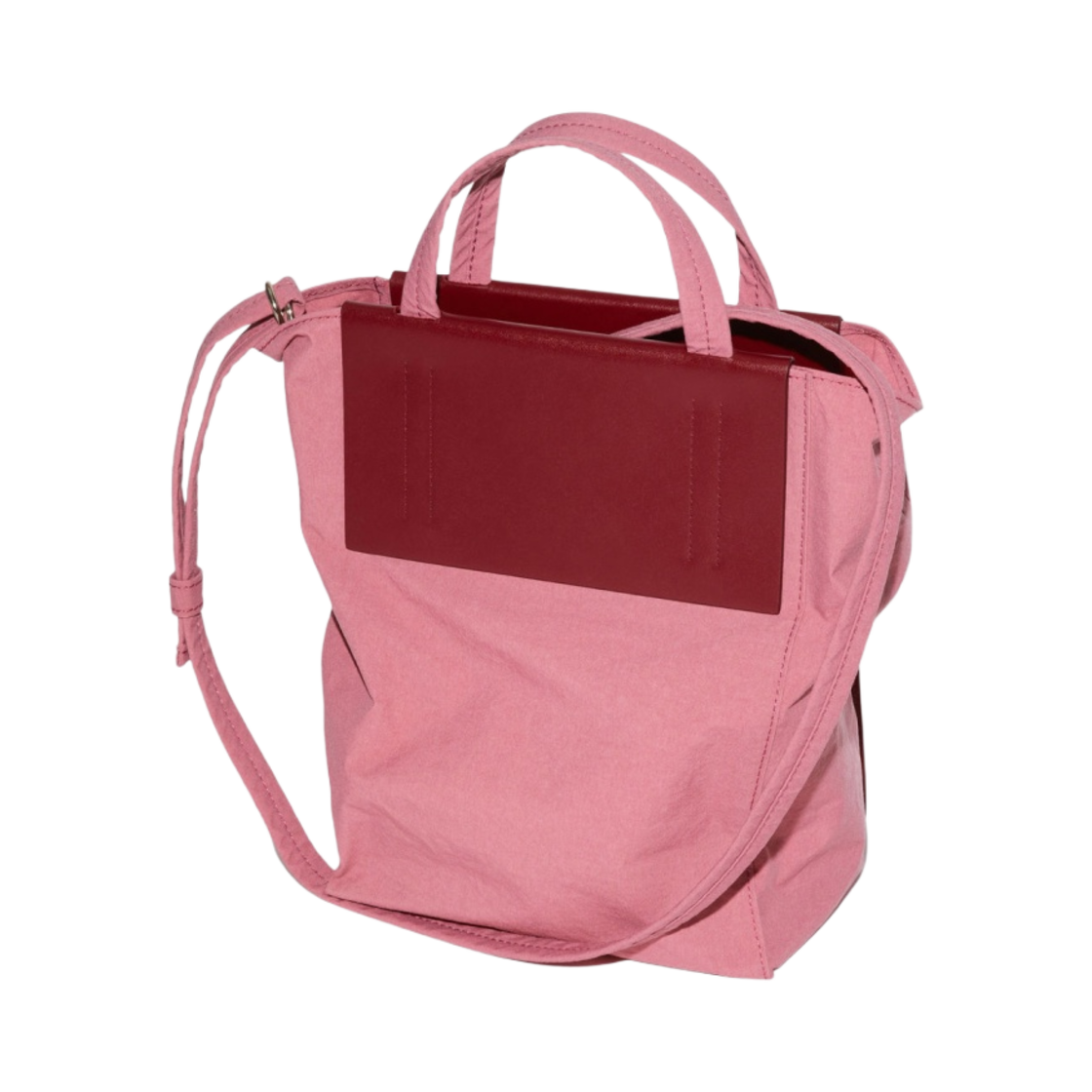 아크네 스튜디오 베이커 아웃 미니 토트백 올드 핑크 베리 핑크(Acne Studios Baker Out Mini Tote Bag Old Pink Berry Pink) - 2