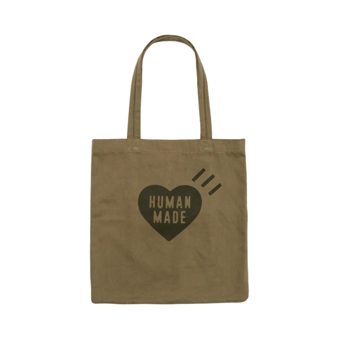 HM27GD038 Human Made Book Tote Olive Drab