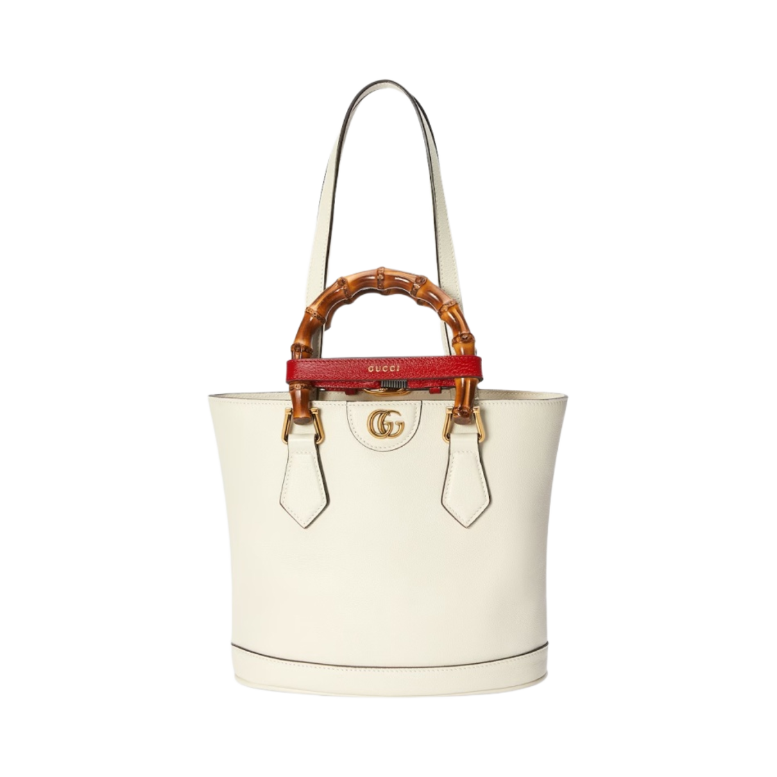 구찌 다이애나 스몰 토트백 화이트 레더(Gucci Diana Small Tote Bag White Leather) - 1