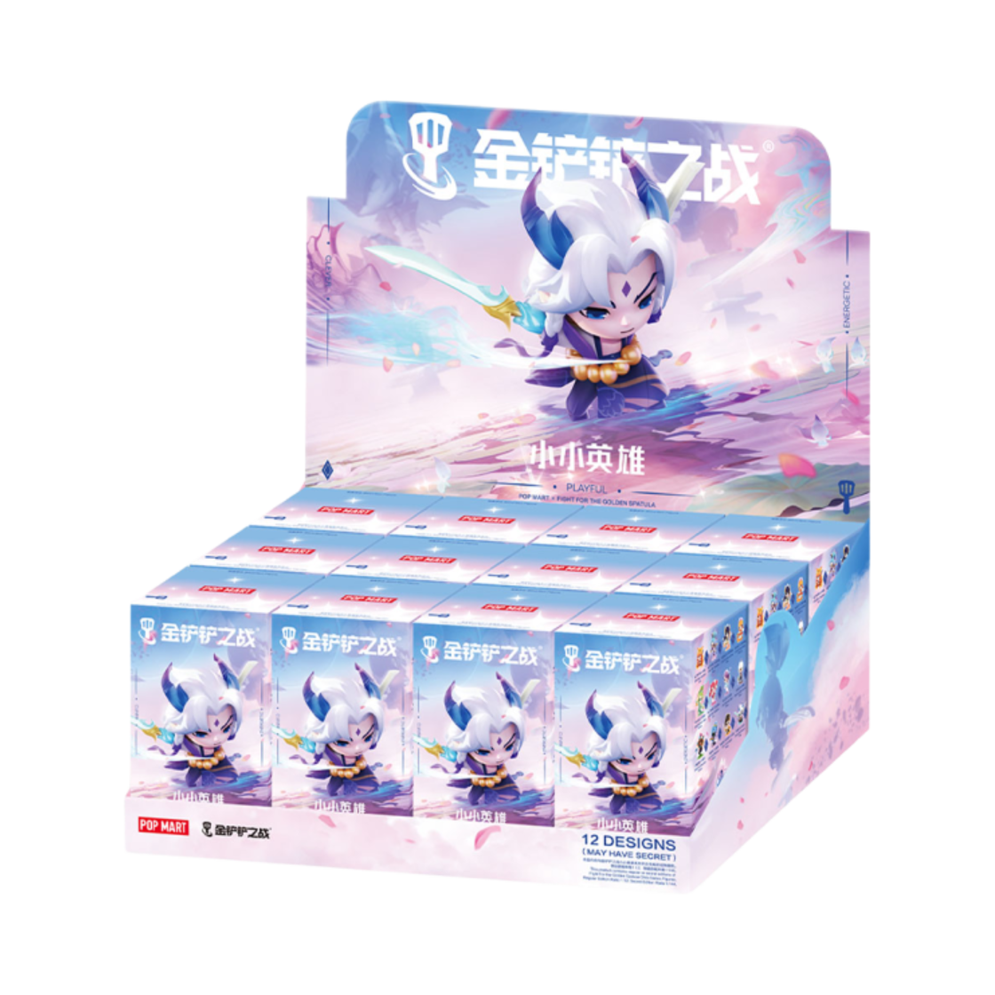 팝마트 전략적 팀 전투 전략가 시리즈 미개봉 랜덤박스 (12개입)(Pop Mart Fight for the Golden Spatula Chibi Series Sealed Case (12 Blind Boxes)) - 1