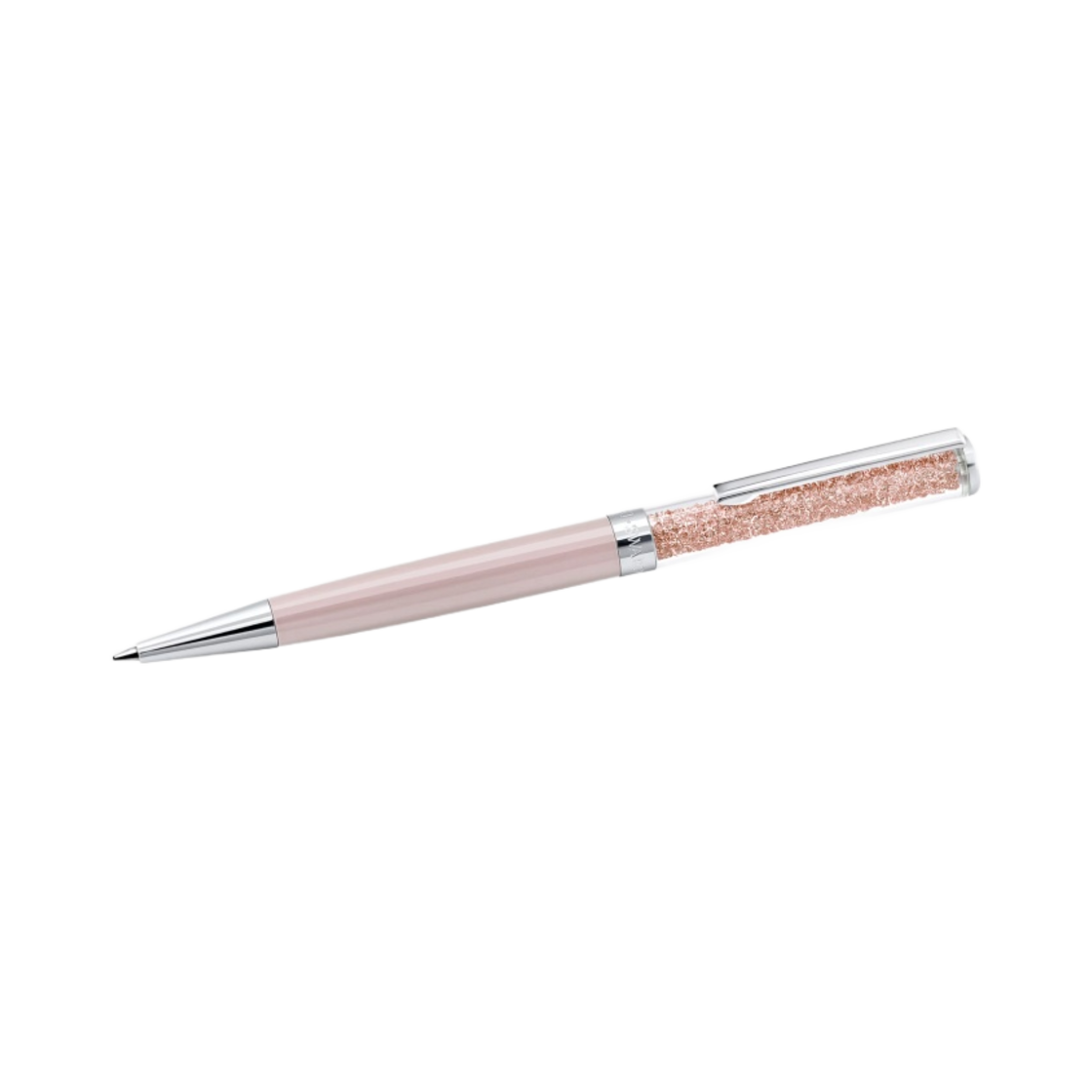 스와로브스키 크리스탈린 볼포인트 펜 핑크 핑크 래커드 크롬 플래팅(Swarovski Crystalline Ballpoint Pen Pink Pink Lacquered Chrome Plated)