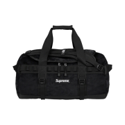 Supreme x The North Face Suede Small Base Camp Duffle Bag Black - 23FW