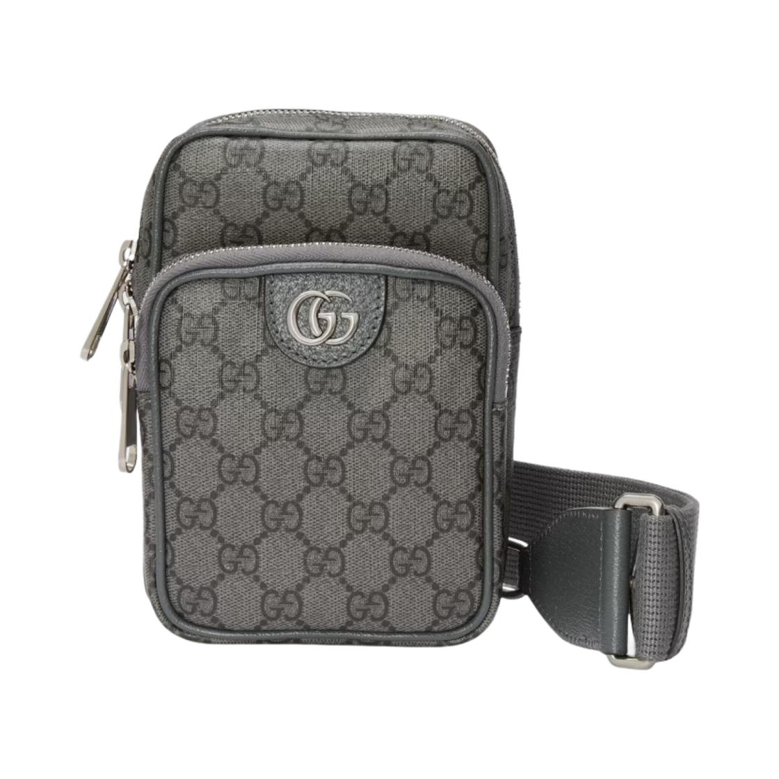 구찌 오피디아 GG 미니백 그레이 블랙 슈프림(Gucci Ophidia GG Mini Bag Grey Black Supreme) - 1
