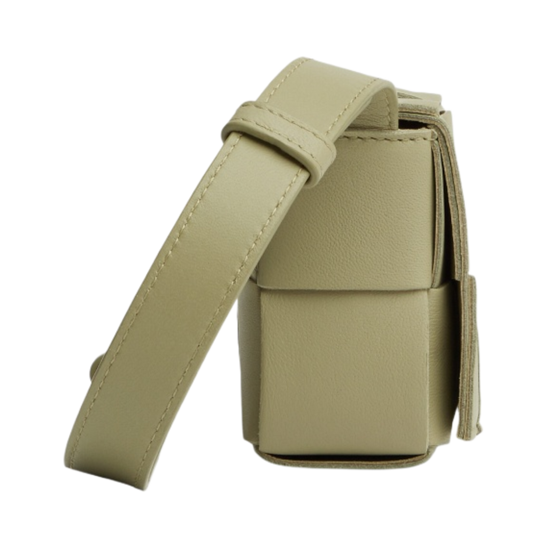 보테가 베네타 미니 레더 카세트백 트래버틴(Bottega Veneta Mini Leather Cassette Travertine) - 2
