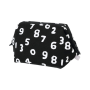 Sou Sou Canvas Gamaguchi Pouch Black