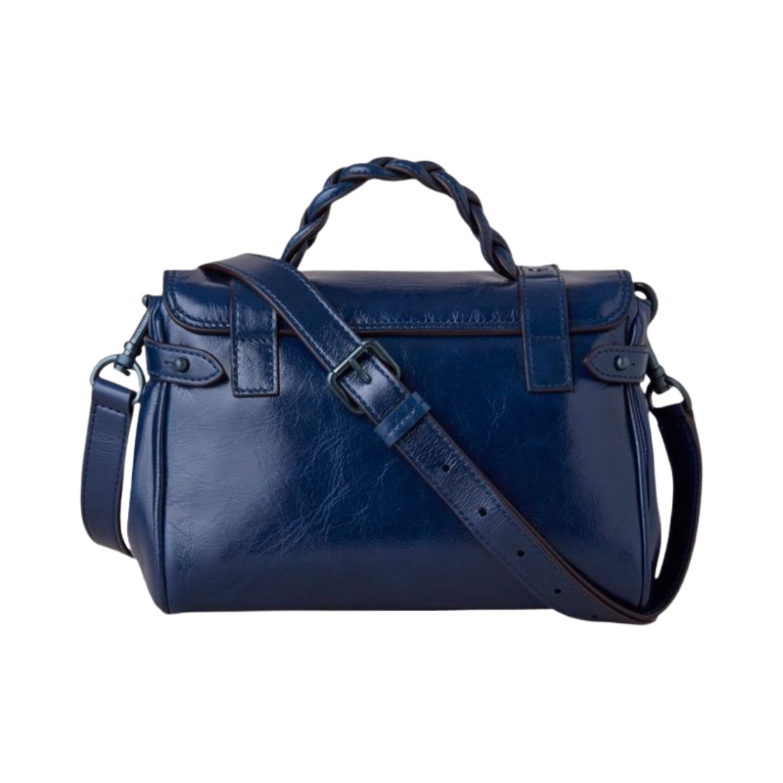 멀버리 스무스 글로시 레더 미니 알렉사 사파이어(Mulberry Smooth Glossy Leather Mini Alexa Sapphire) - 3