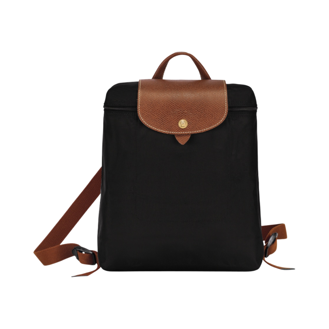 롱샴 르 플리아쥬 오리지널 M 백팩 블랙(Longchamp Le Pliage Original M Backpack Black)