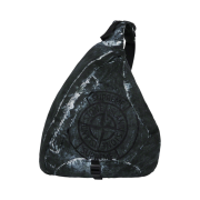 Supreme x Stone Island Painted Camo Nylon Shoulder Bag Black - 20FW
