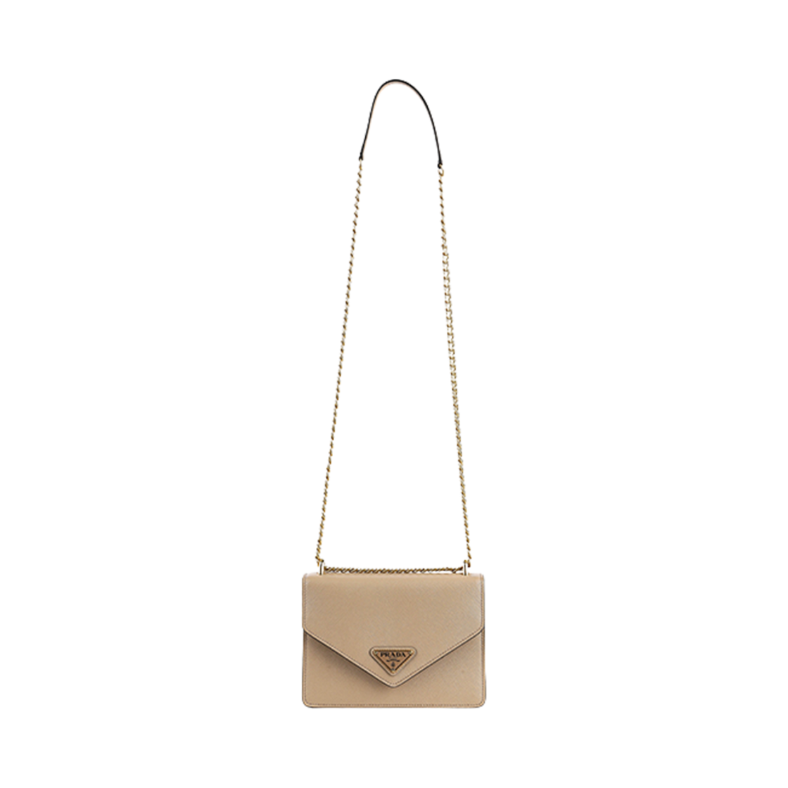 프라다 사피아노 레더 엔벨로프 체인 숄더백 카메오(Prada Saffiano Leather Envelope Chain Shoulder Bag Cameo) - 2