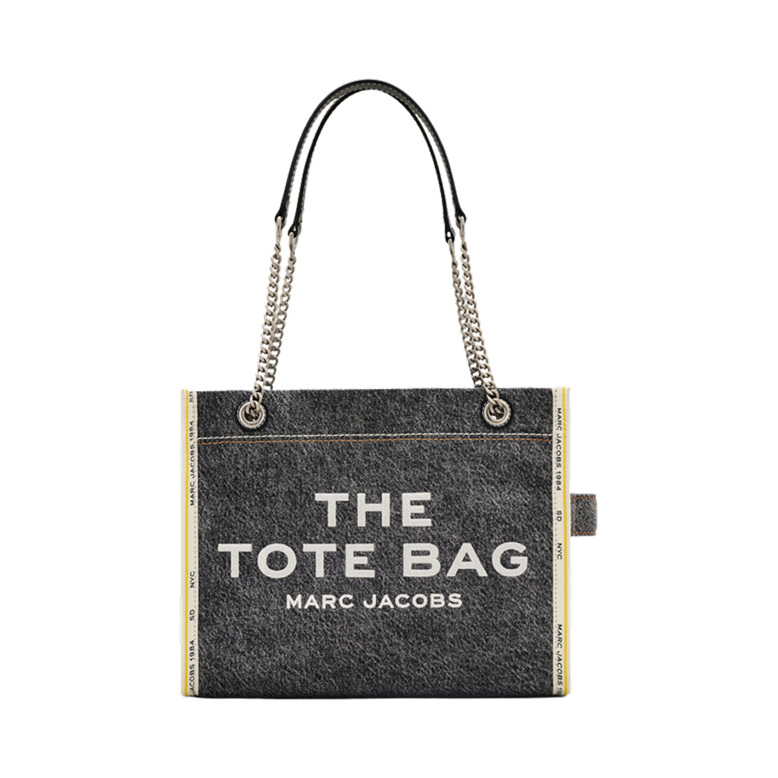 2F4HTT018H05-965 Marc Jacobs The Denim Shoulder Bag Black Wash