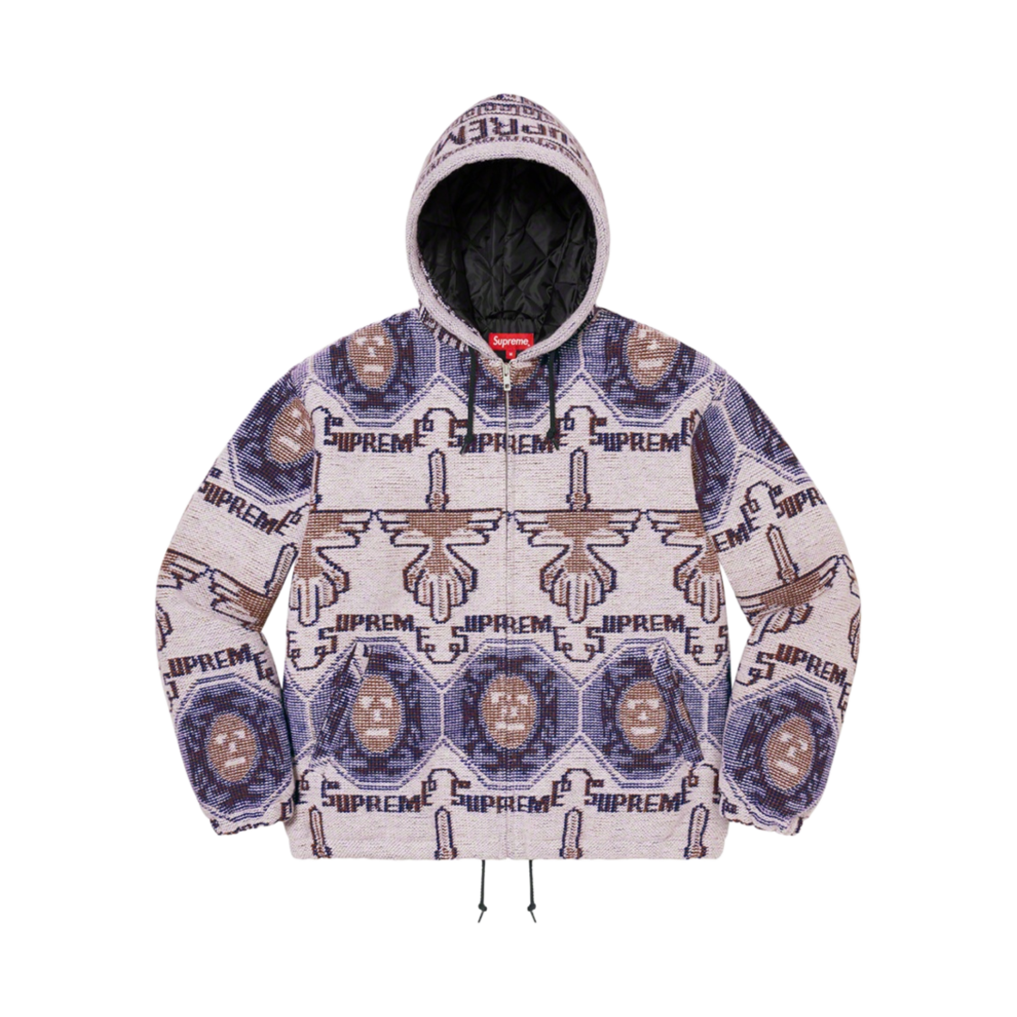 슈프림 우븐 후드 자켓 더스티 라일락 - 22FW(Supreme Woven Hooded Jacket Dusty Lilac - 22FW) - 1