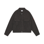 Cav Empt Casual Nep Twill Trucker Jacket Black - 23FW