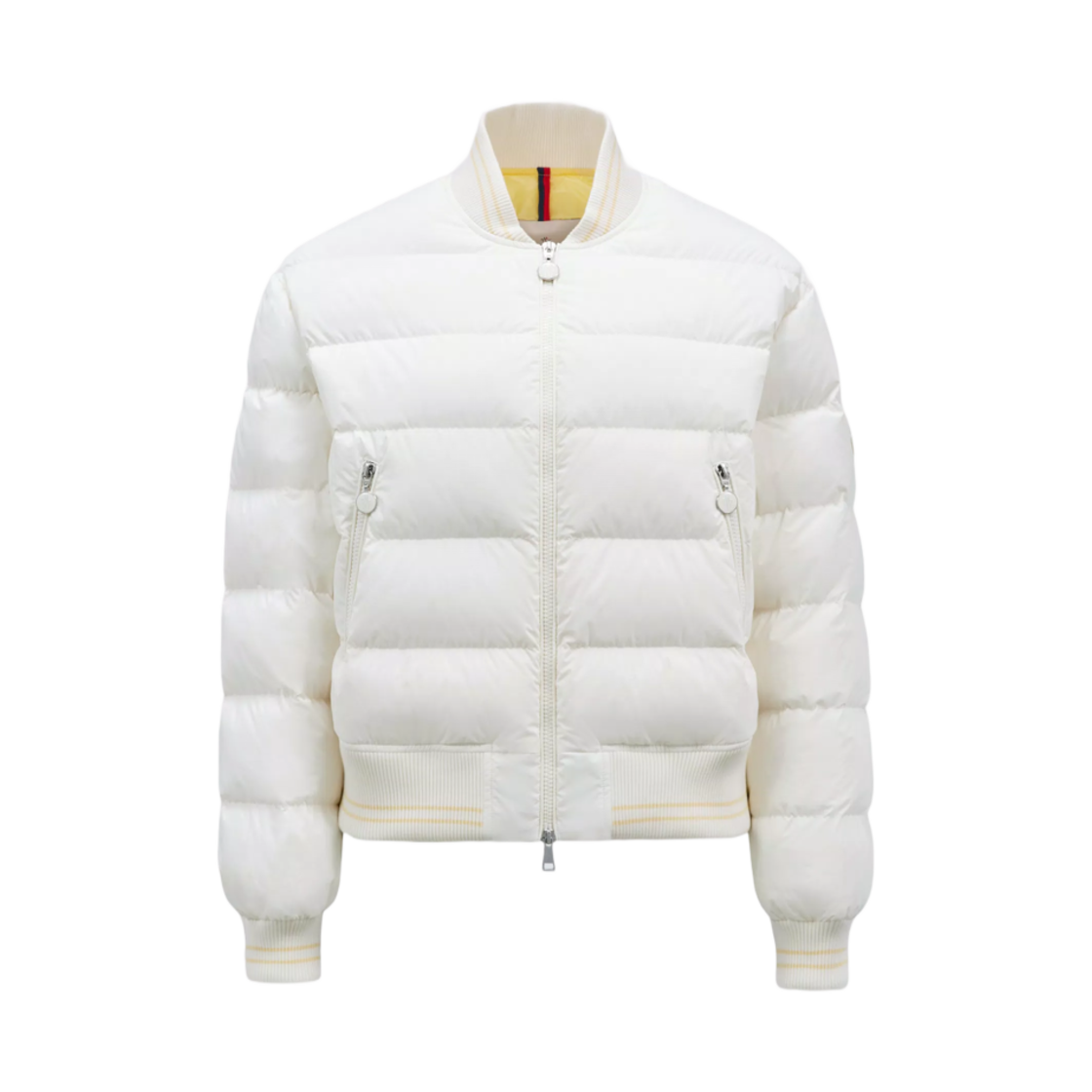J1-093-1A00077-596TM-032 (W) Moncler Argo Down Bomber Jacket Off White - 24FW