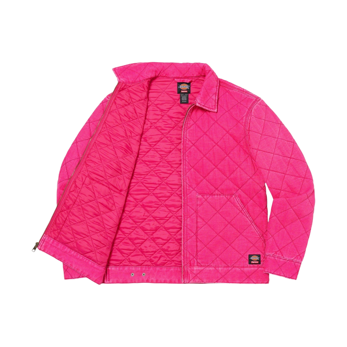 슈프림 x 디키즈 퀼티드 데님 워크 자켓 핑크 - 21FW(Supreme x Dickies Quilted Denim Work Jacket Pink - 21FW) - 2