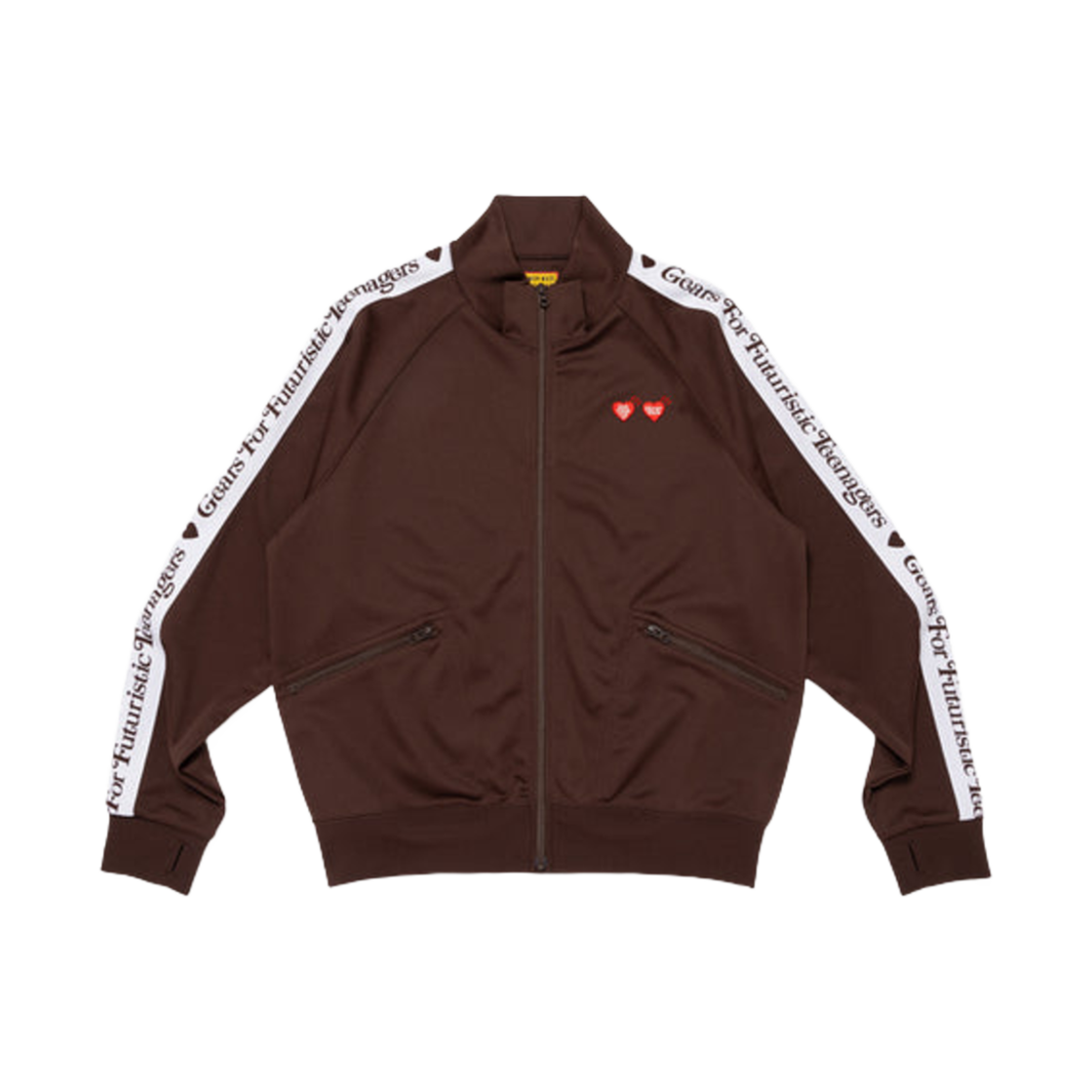 휴먼 메이드 x 베르디 걸스 돈 크라이 트랙 자켓 브라운(Human Made x Verdy Girls Don't Cry Track Jacket Brown)