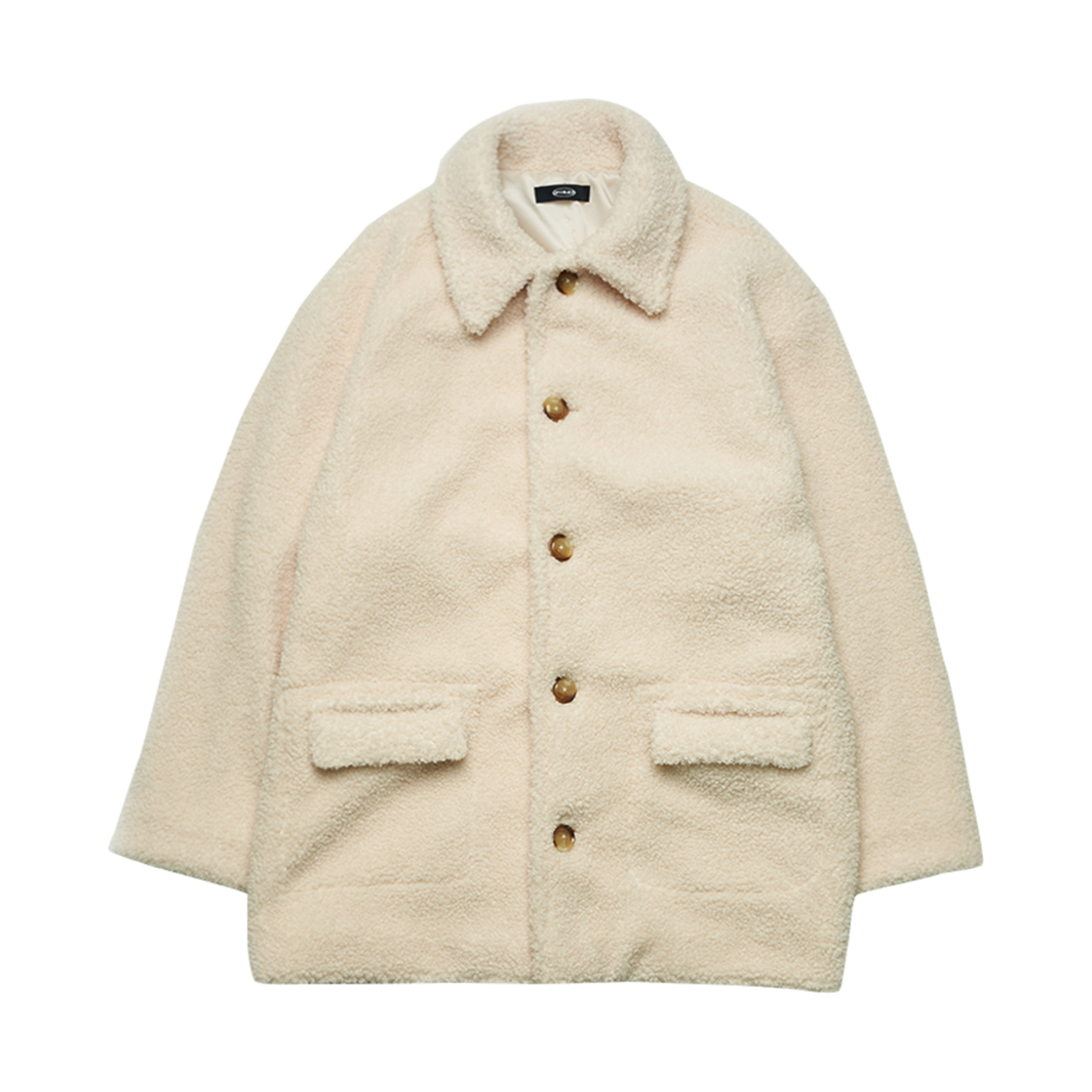 S36594 FAD Fleece Fur Jacket Ivory