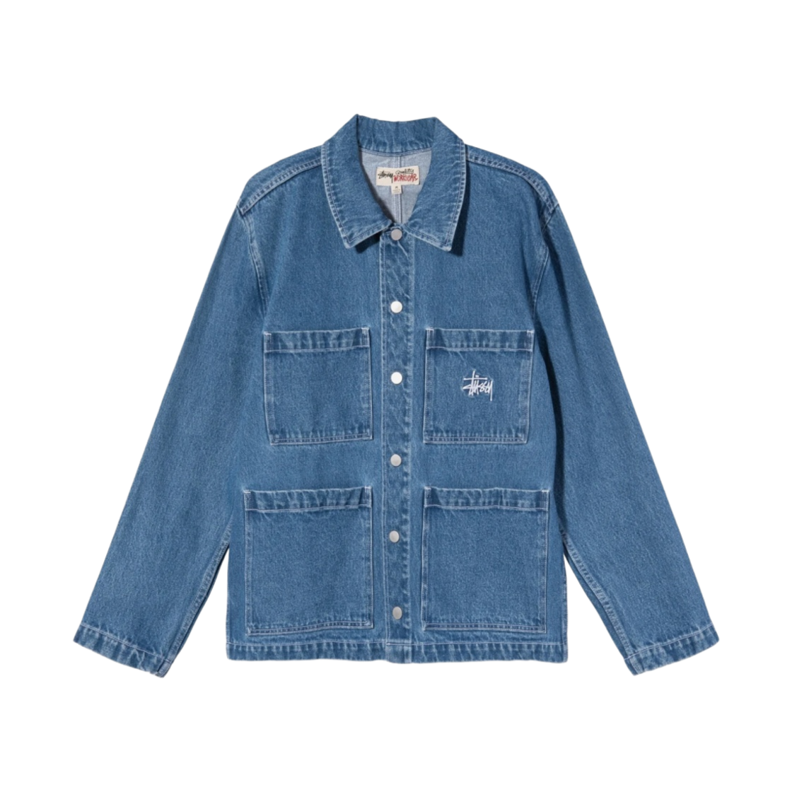 스투시 데님 초어 자켓